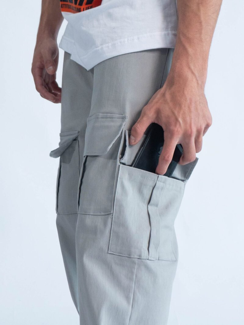 Jogger Plomo Claro Oversize | Hombre - Imagen 2