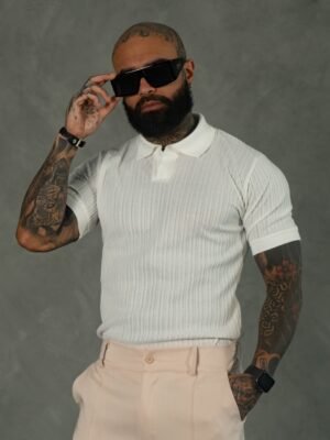 Polo Perla Camisero Custom para Hombre