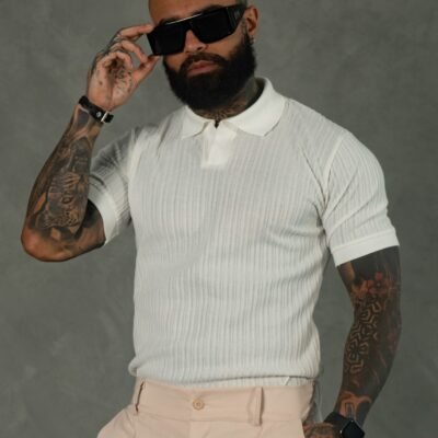 Polo Perla Camisero Custom para Hombre