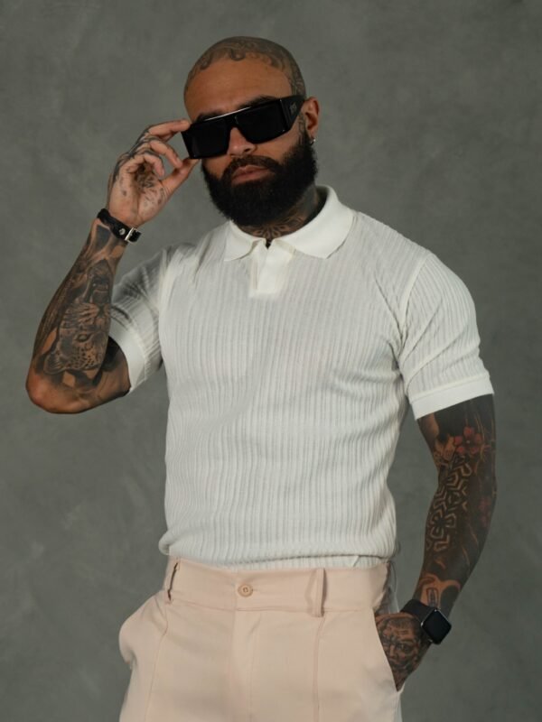 Polo Perla Camisero Custom para Hombre