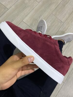 Zapatilla Vino Gamuza para Hombre