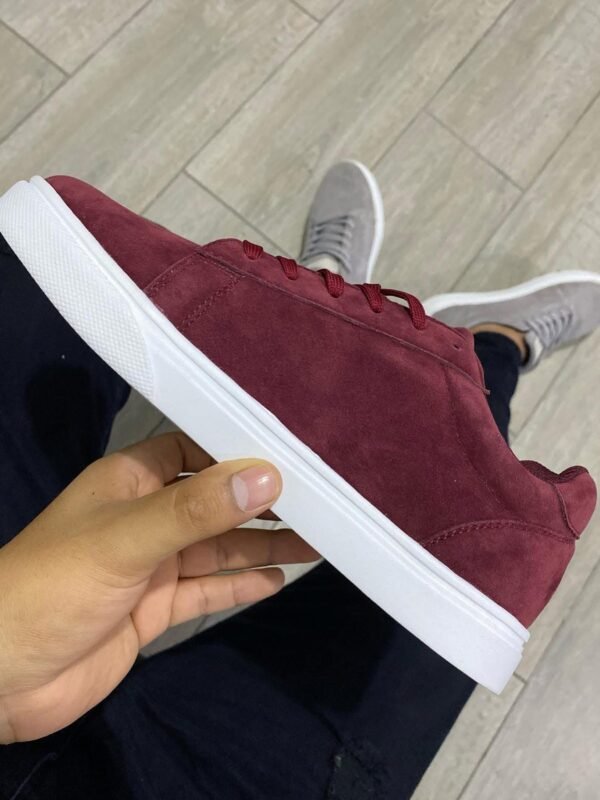 Zapatilla Vino Gamuza para Hombre