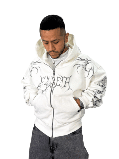 Casaca Blanco Tribal | Hombre
