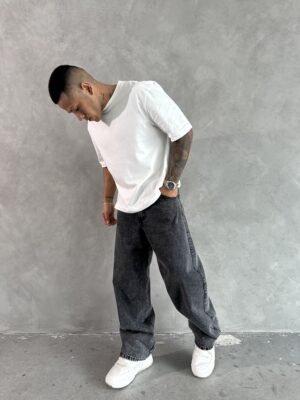 Jean Cenizo Baggy para Hombre