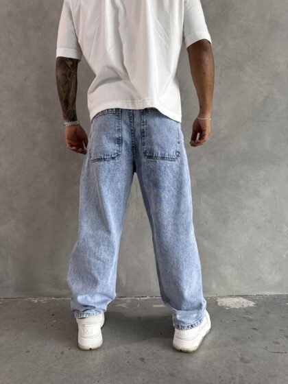 Jean Hielo Baggy para Hombre