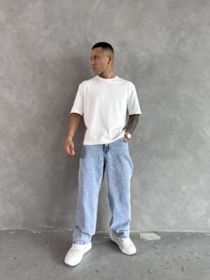 Jean Hielo Baggy para Hombre