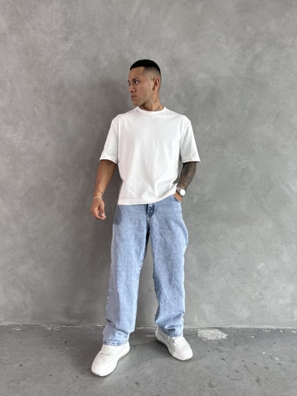 Jean Hielo Baggy para Hombre