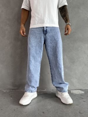 Jean Hielo Baggy para Hombre