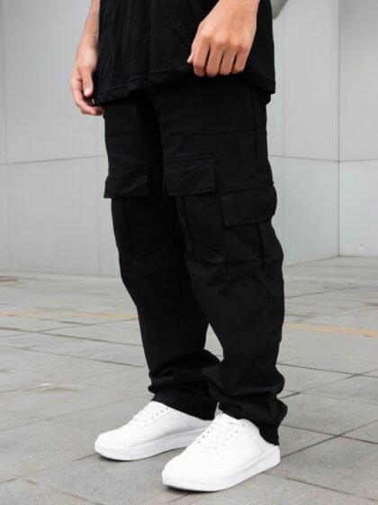 Jogger Negro Oversize | Hombre