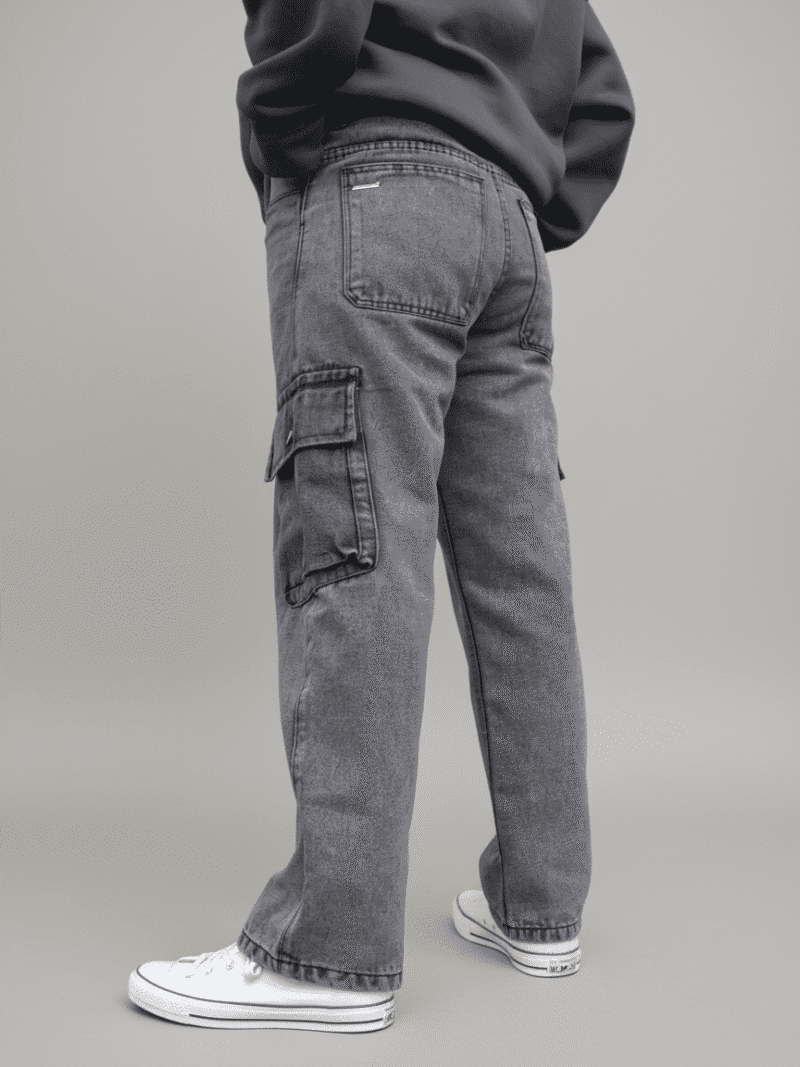 Jean Cenizo Baggy Cargo | Hombre - Imagen 2