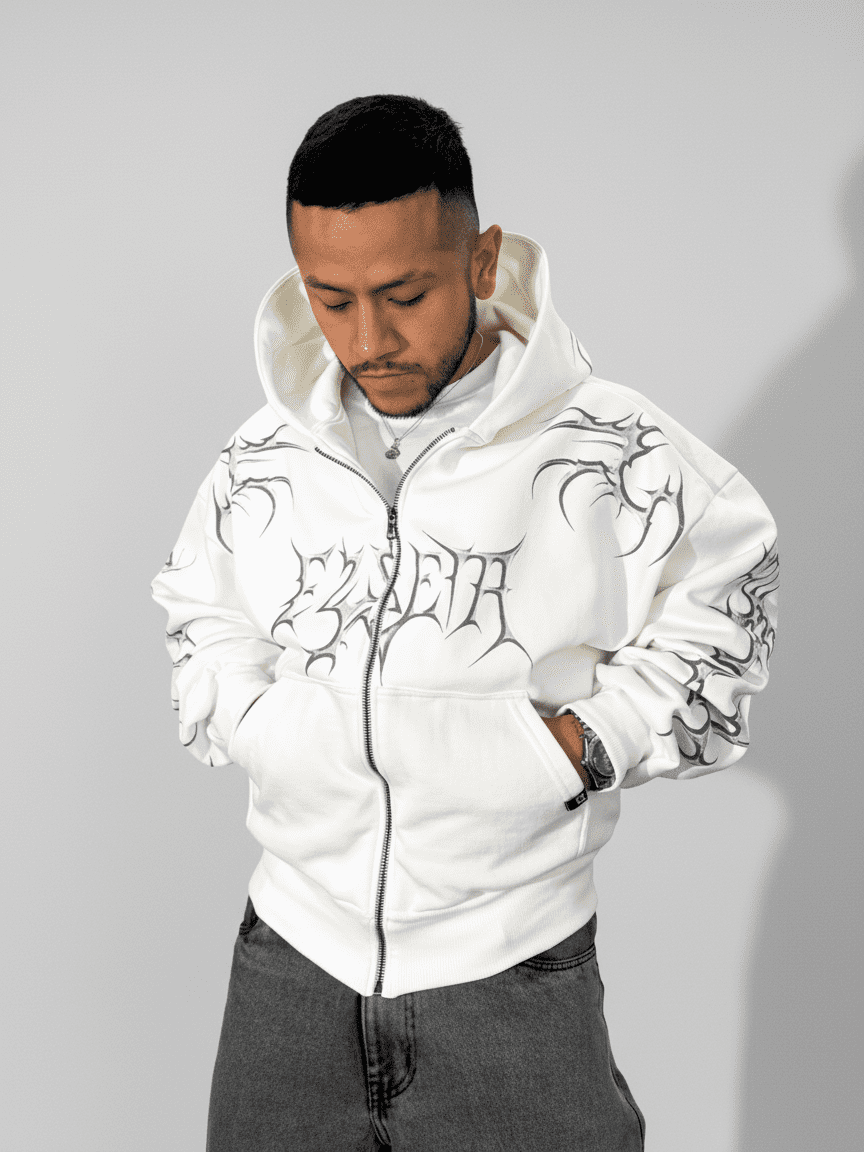 Casaca Blanco Tribal | Hombre - Imagen 2