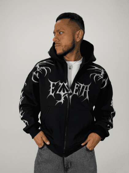 Casaca Negro Tribal | Hombre
