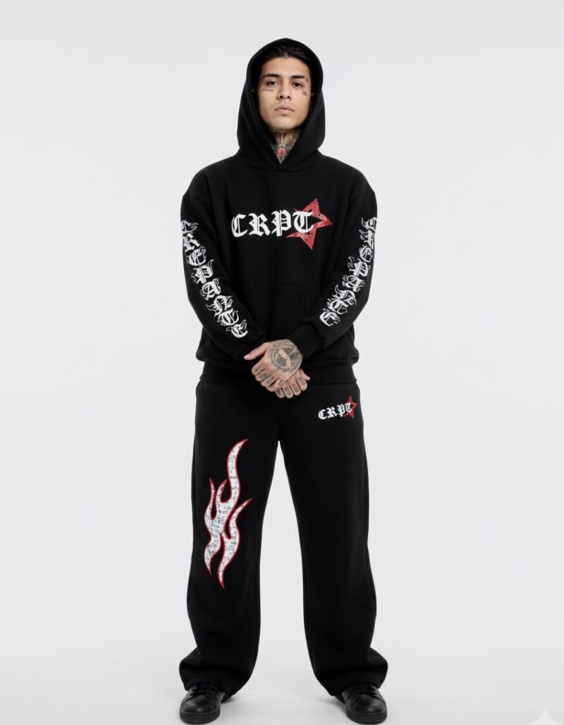 Polera Negro Set Drip | Hombre - Imagen 4