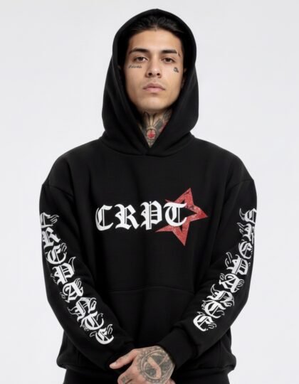 Polera Negro Set Drip para Hombre