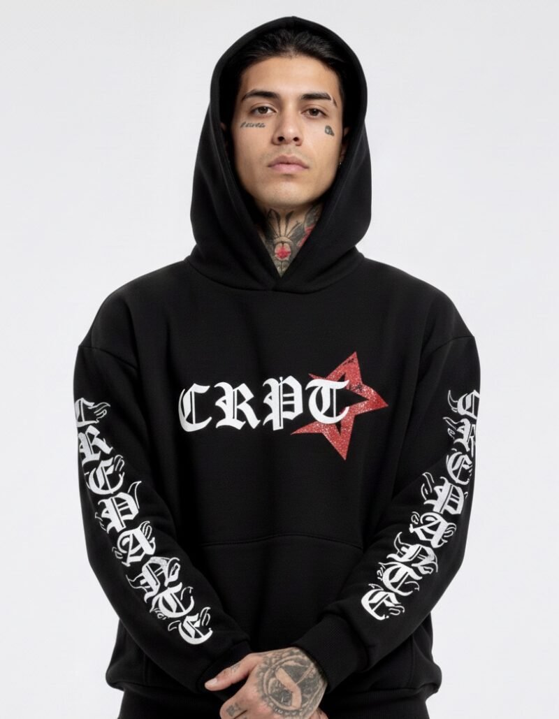Polera Negro Set Drip | Hombre