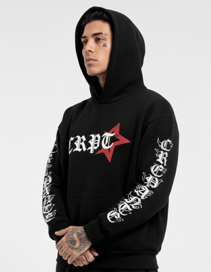 Polera Negro Set Drip | Hombre - Imagen 2