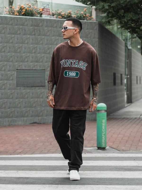 Polo Marron Vintage  para Hombre