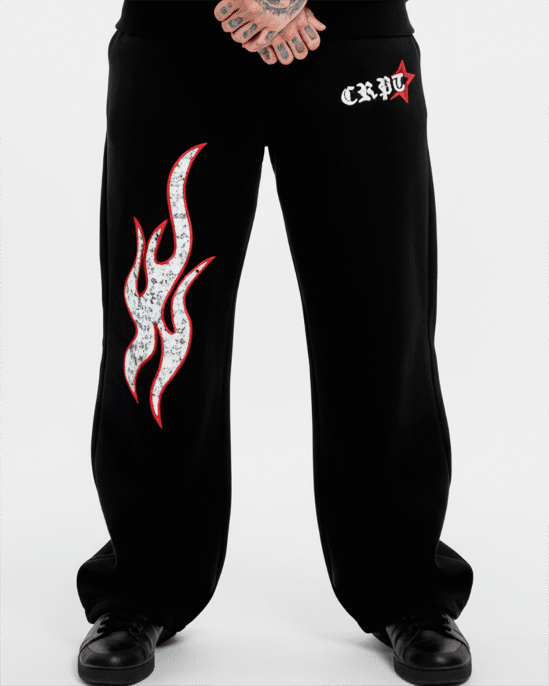 Jogger Negro Set Drip | Hombre
