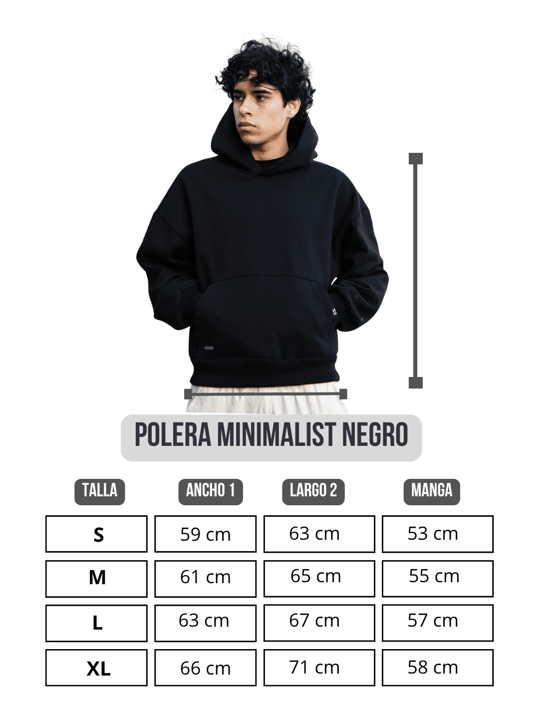 Polera Negro Minimalist | Hombre - Imagen 7