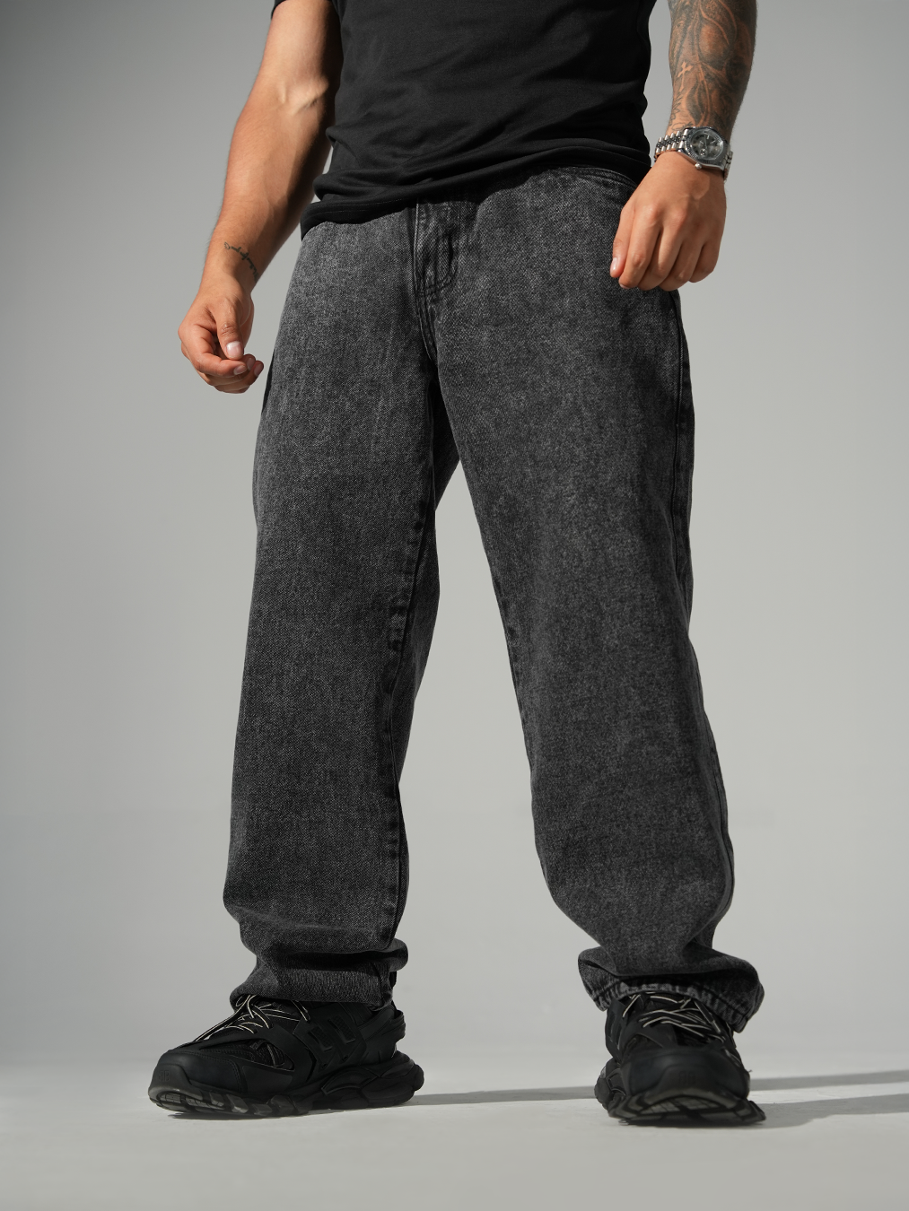 Jean Negro Baggy | Hombre - Imagen 2