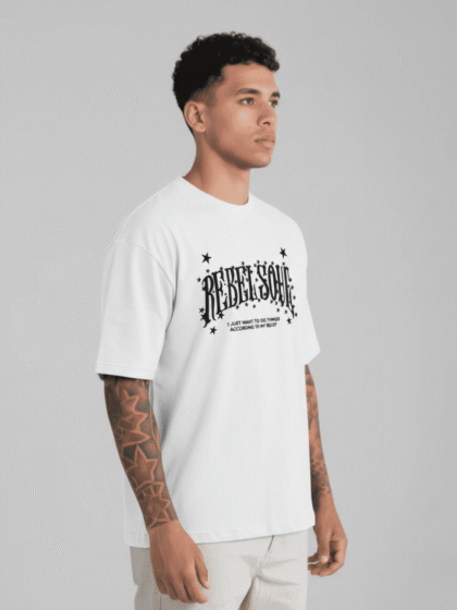 Polo Blanco Rebel Soul para Hombre