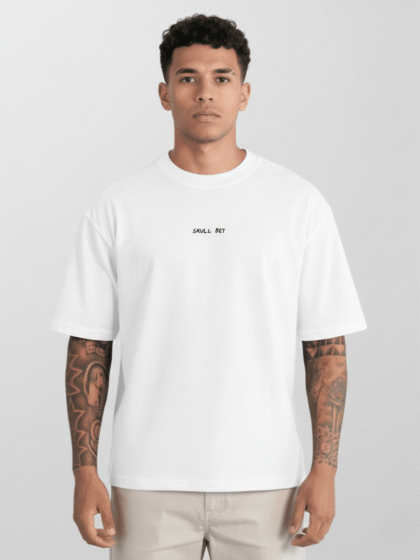 Polo Blanco Skull Bet | Hombre