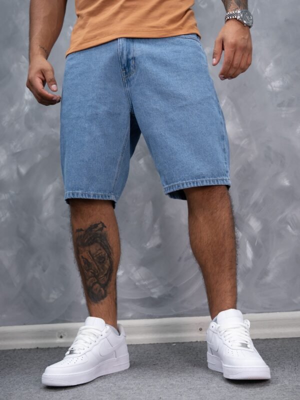 Short Jean Urbano Azul para Hombre