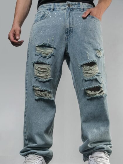 Mom Jean Kristal Blue para Hombre