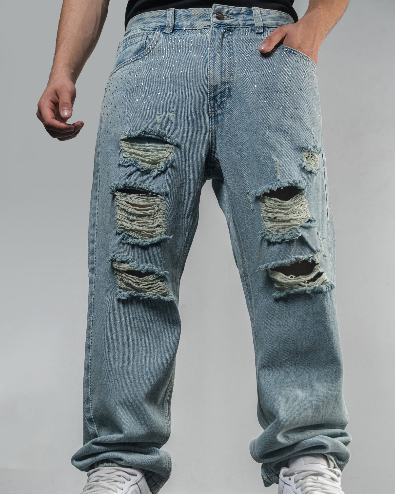 Mom Jean Kristal Blue para Hombre