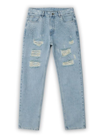 Mom Jean Crystal Blue | Hombre