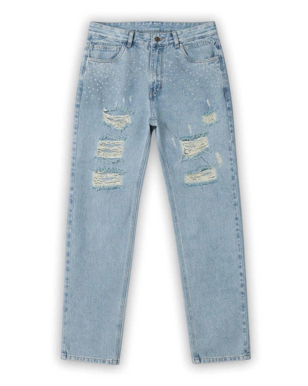 Mom Jean Crystal Blue | Hombre