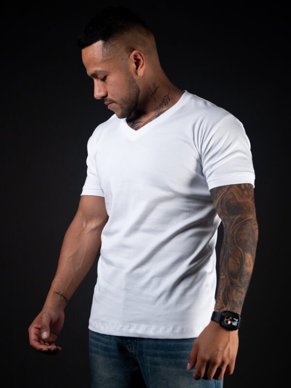 Polo blanco Prime V para Hombre