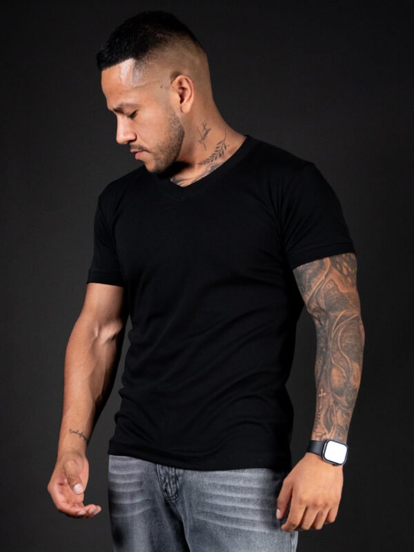 Polo Negro Prime V para Hombre