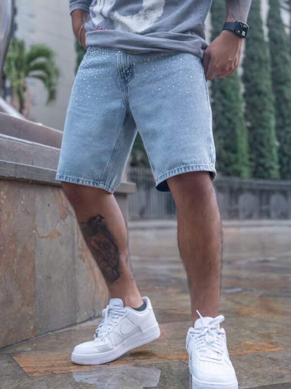 Short Jean Hielo Stone para  Hombre