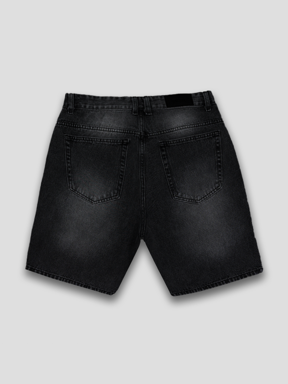 Short Jean Negro Vintage | Hombre - Imagen 2