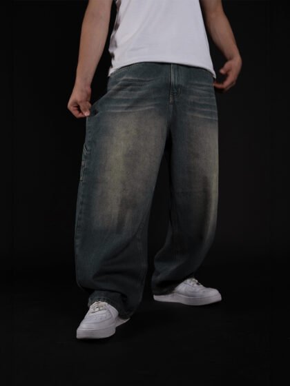 Jean Ballom Azul Vintage para hombre