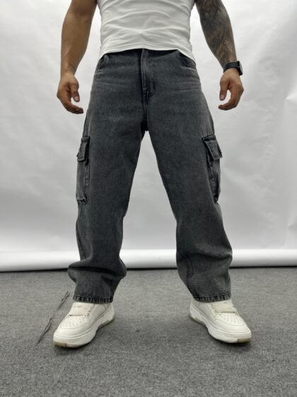 Jean Cenizo Baggy Cargo | Hombre