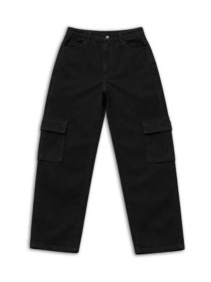 Cargo Pants Negro Ezzeta | Hombre (Jogger Negro Baggy Prime)