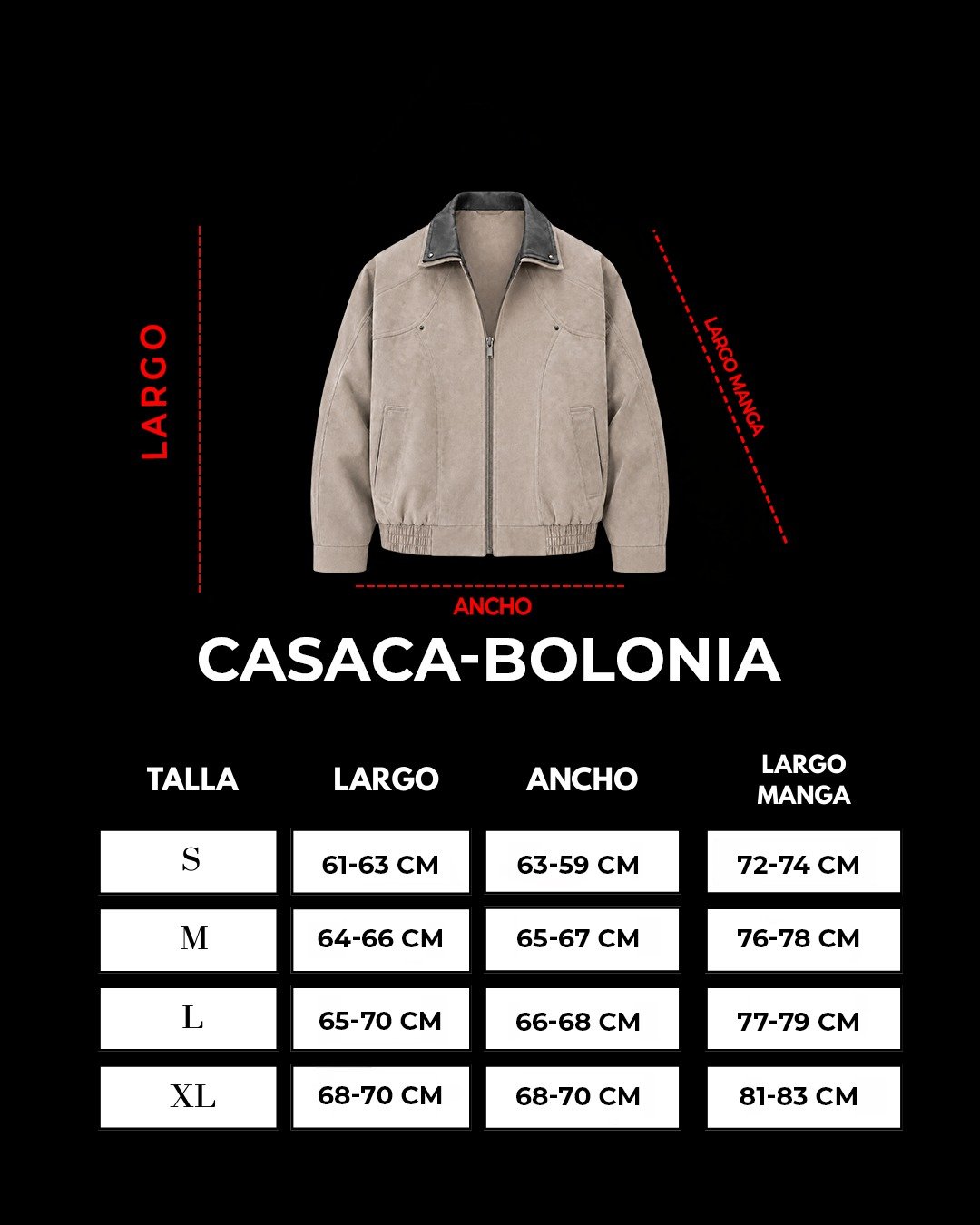 Casaca Bolonia Beige - Imagen 6