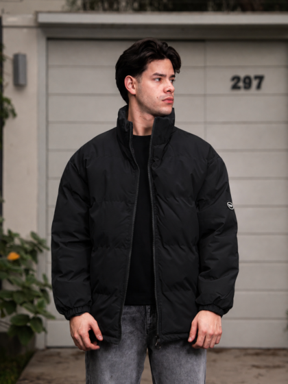 Casaca Bomber Negro