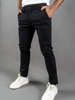 Pantalón Negro Rafinato para Hombre